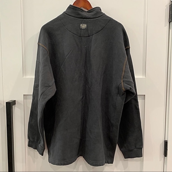 {Columbia} Half-Zip Sweatshirt, XXL - Picture 4 of 5